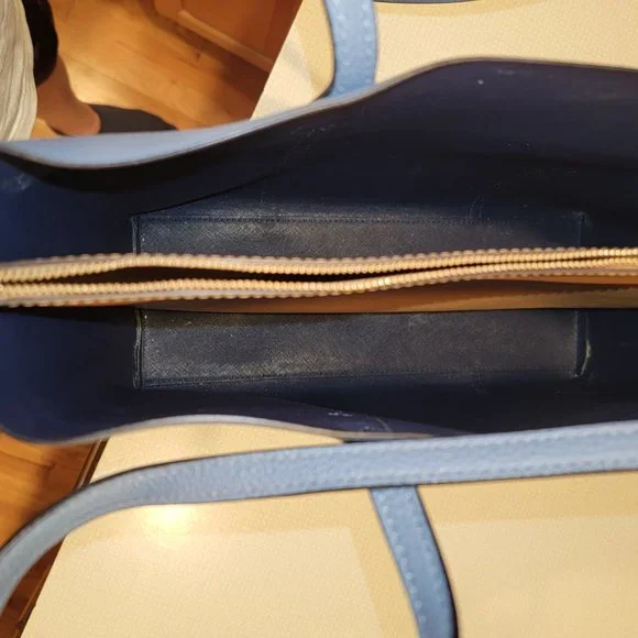 Tory Burch Blue Tote Bag - Picture 3 of 4